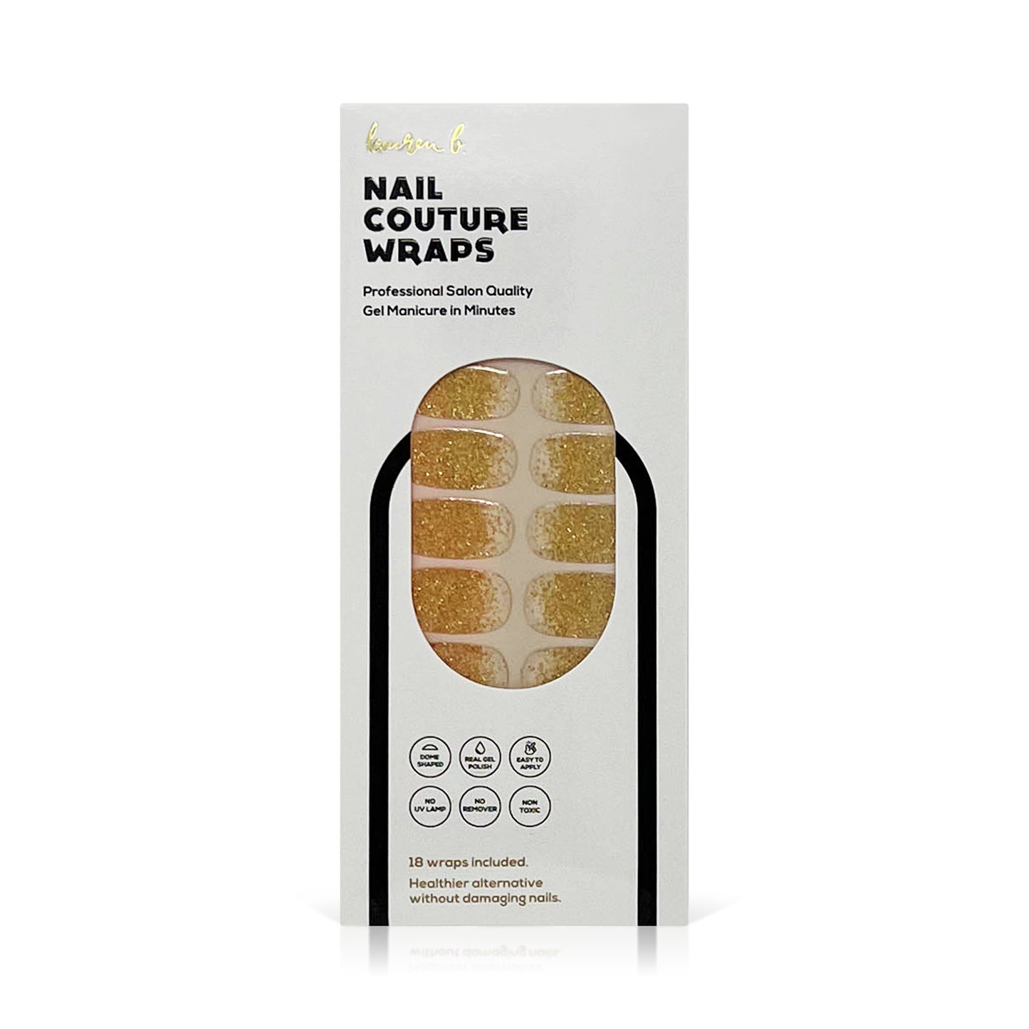 Gold Dusted Gel Nail Wrap
